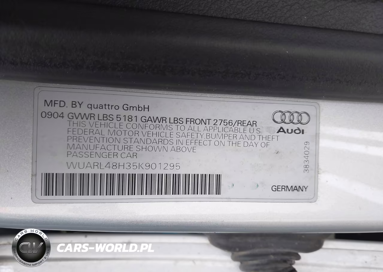 2005 Audi S4 VIN:WUARL48H35K901295 - 9