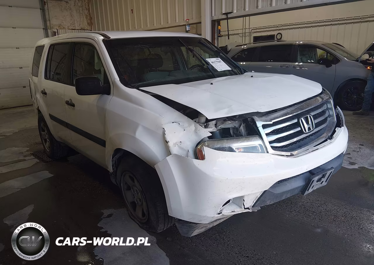 2014 Honda Pilot Lx VIN:5FNYF4H26EB024729 - 1