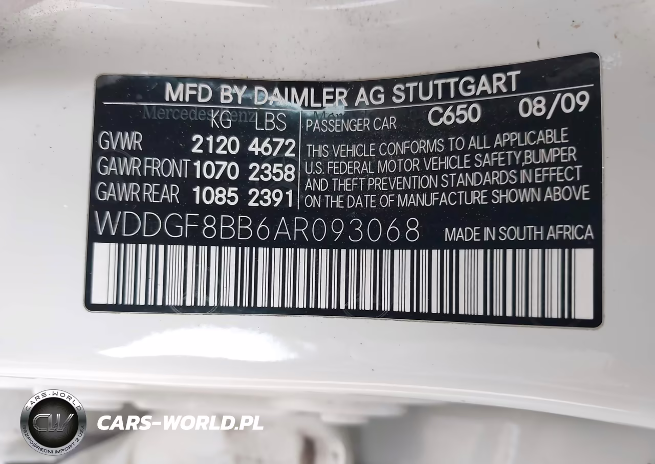 2010 Mercedes-Benz C-Class C 300 Sport-Luxury 4Matic VIN:WDDGF8BB6AR093068 - 9