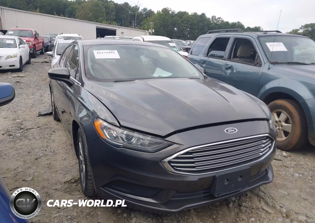 2017 Ford Fusion Se VIN:3FA6P0HD6HR375132 - 1
