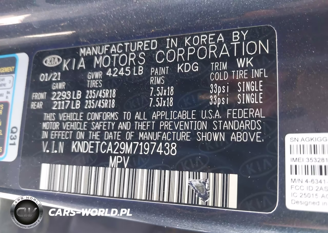 2021 Kia Seltos Sx Turbo VIN:KNDETCA29M7197438 - 9