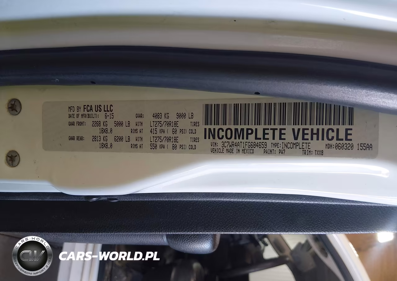 2015 Ram 2500 Tradesman VIN:3C7WR4AT1FG684659 - 9