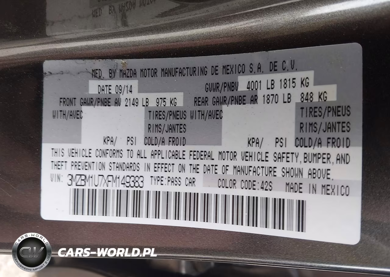 2015 Mazda Mazda3 I Sport VIN:3MZBM1U7XFM149383 - 9