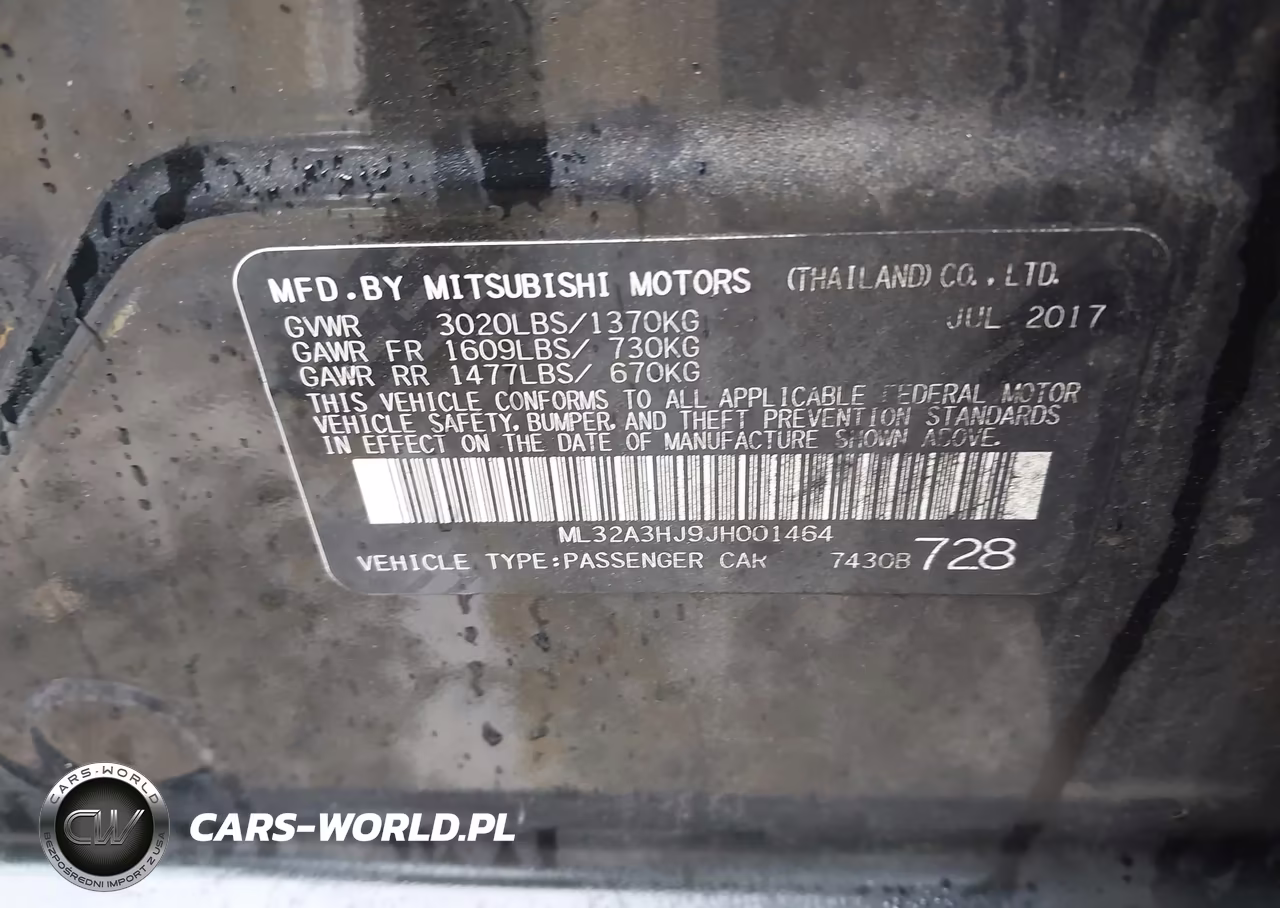 2018 Mitsubishi Mirage Es VIN:ML32A3HJ9JH001464 - 9