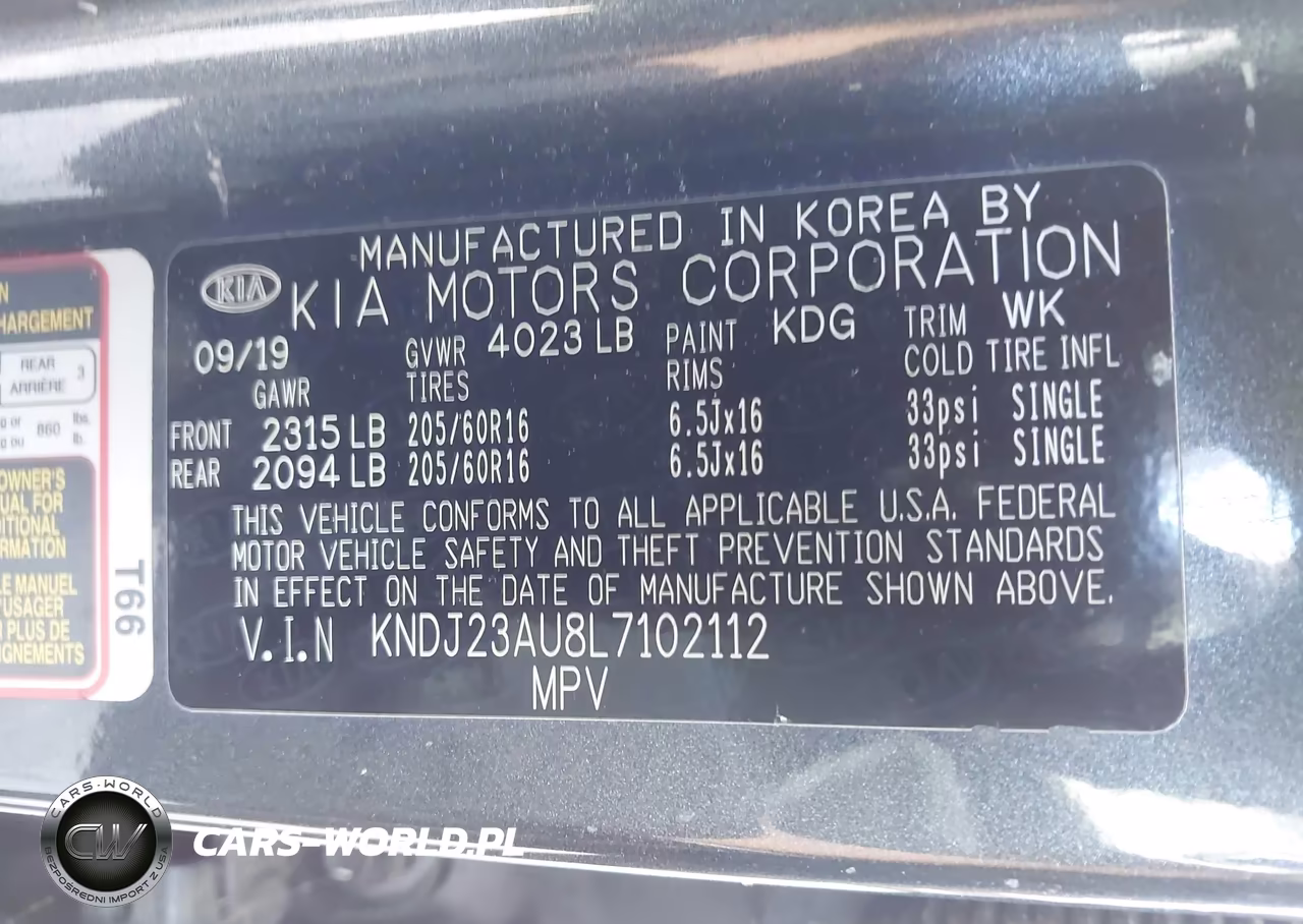 2020 Kia Soul Lx VIN:KNDJ23AU8L7102112 - 9