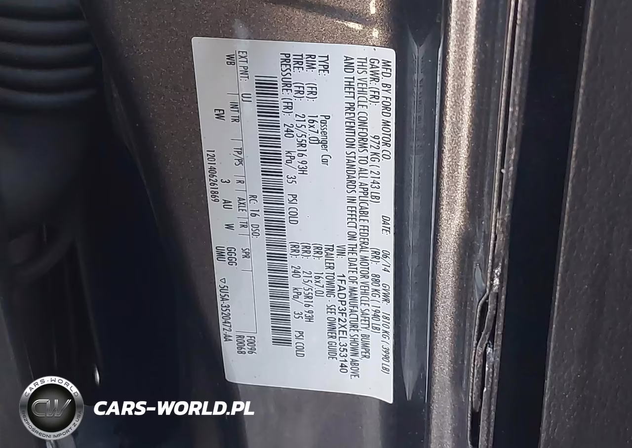 2014 Ford Focus Se VIN:1FADP3F2XEL353140 - 9