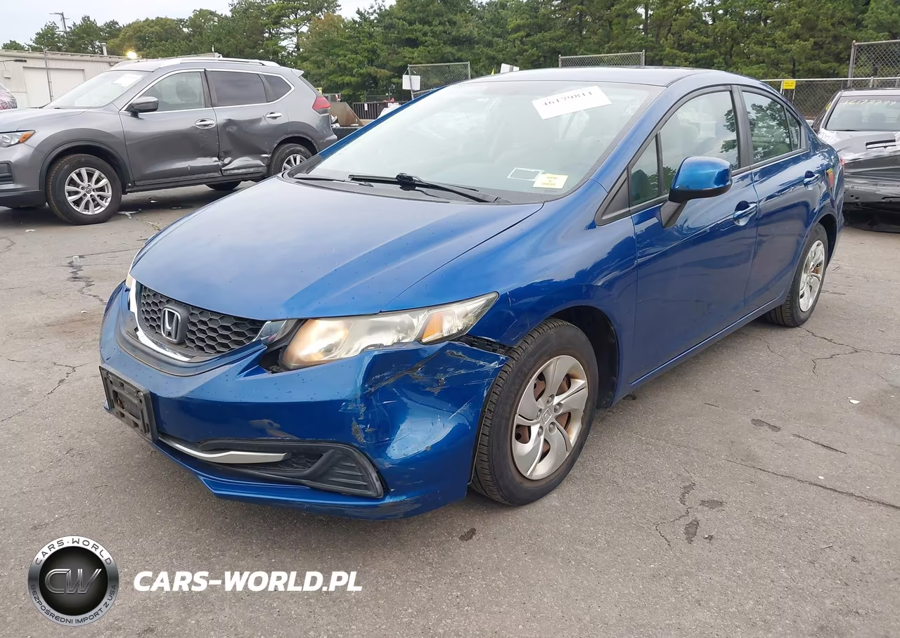 2013 Honda Civic Lx VIN:19XFB2F5XDE204577 - 2