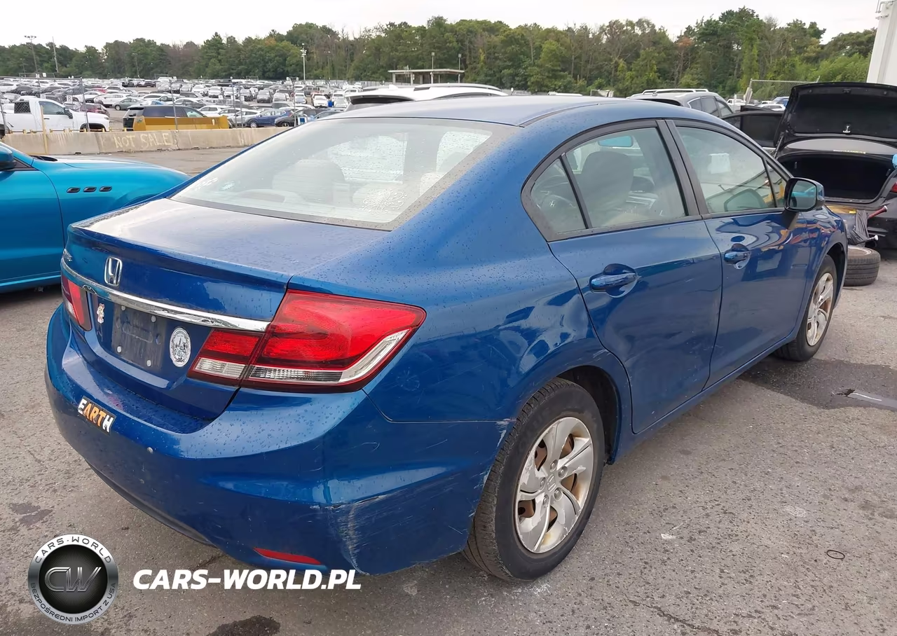 2013 Honda Civic Lx VIN:19XFB2F5XDE204577 - 4