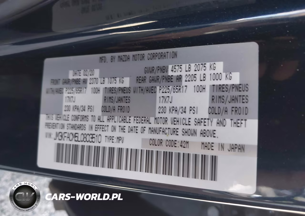 2020 Mazda Cx-5 Touring VIN:JM3KFACM5L0803510 - 9