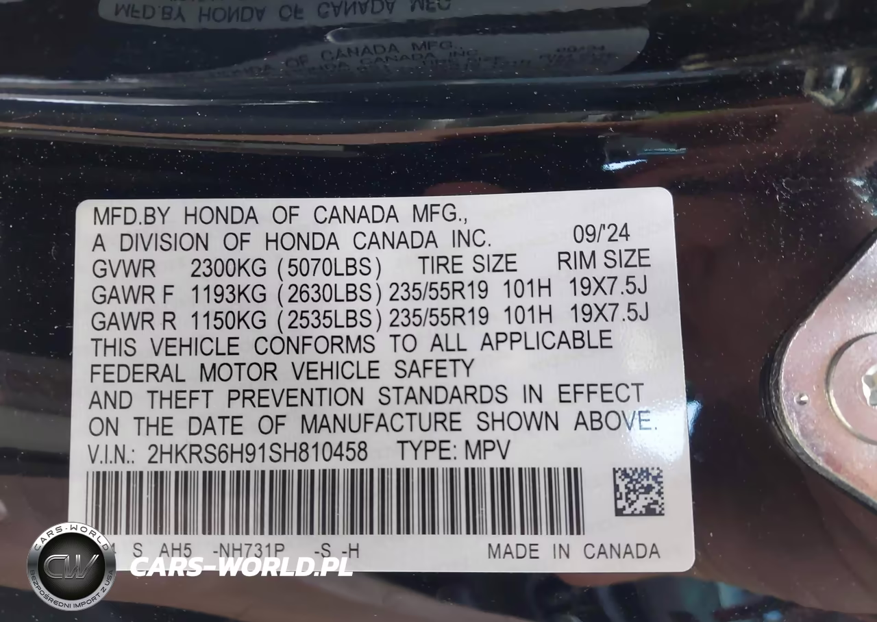 2025 Honda Cr-V Hybrid Sport Touring VIN:2HKRS6H91SH810458 - 9