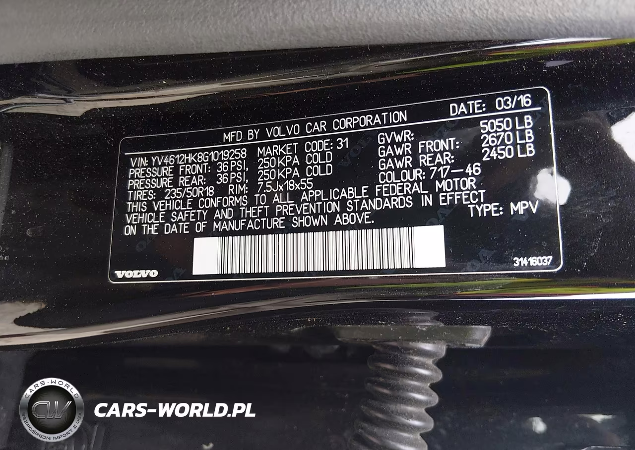 2016 Volvo V60 Cross Country Premier VIN:YV4612HK8G1019258 - 9