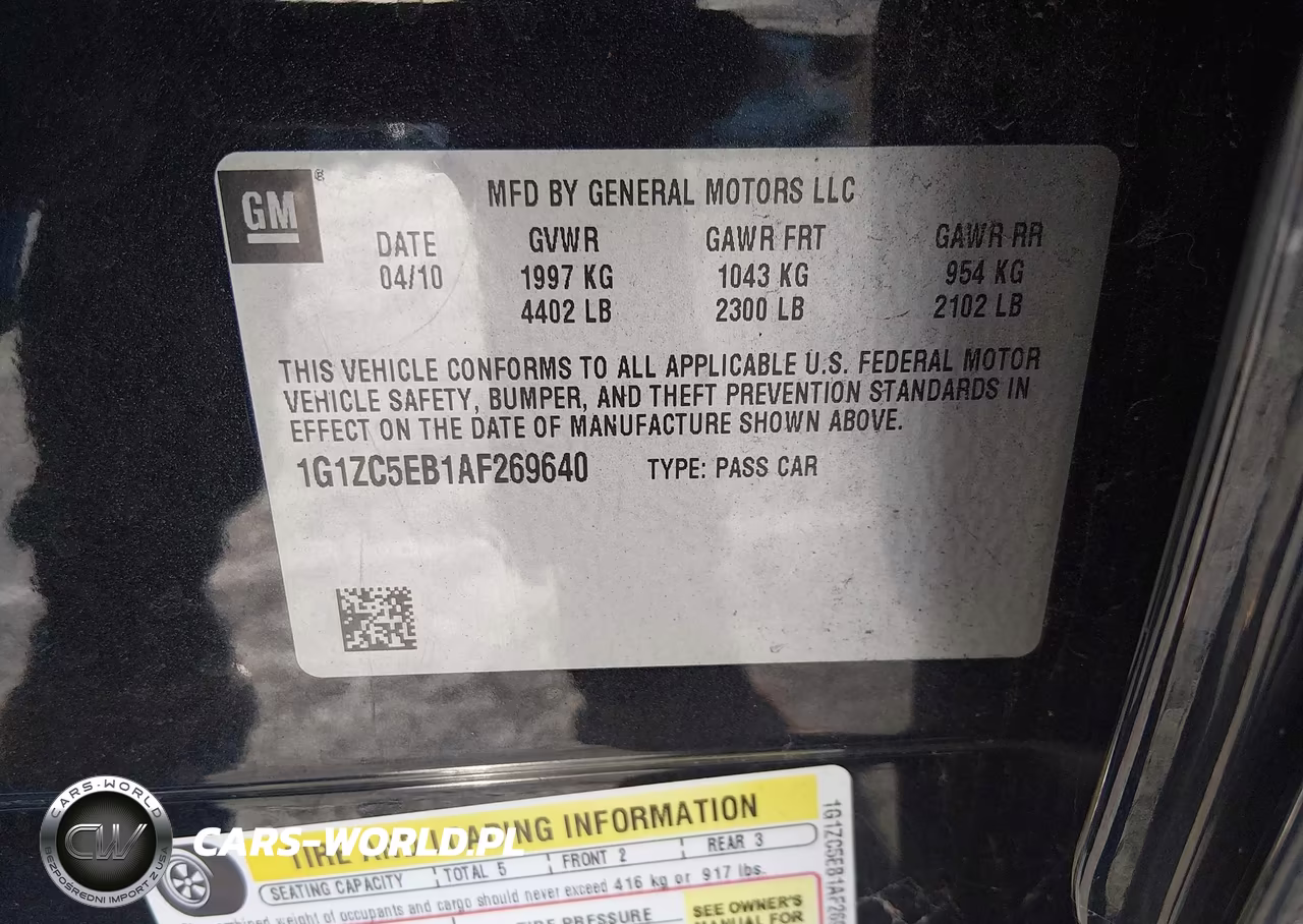 2010 Chevrolet Malibu Lt VIN:1G1ZC5EB1AF269640 - 9