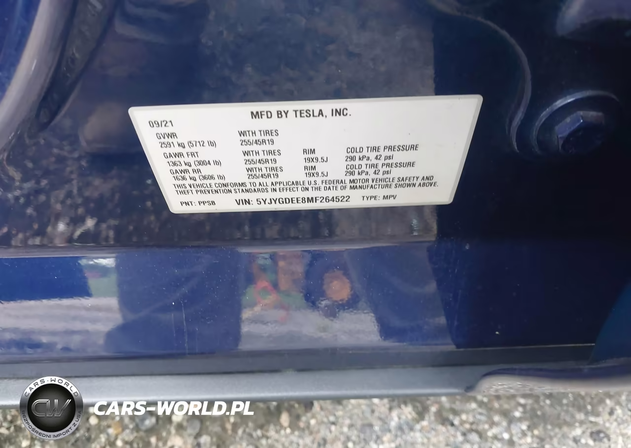 2021 Tesla Model Y Long Range VIN:5YJYGDEE8MF264522 - 9