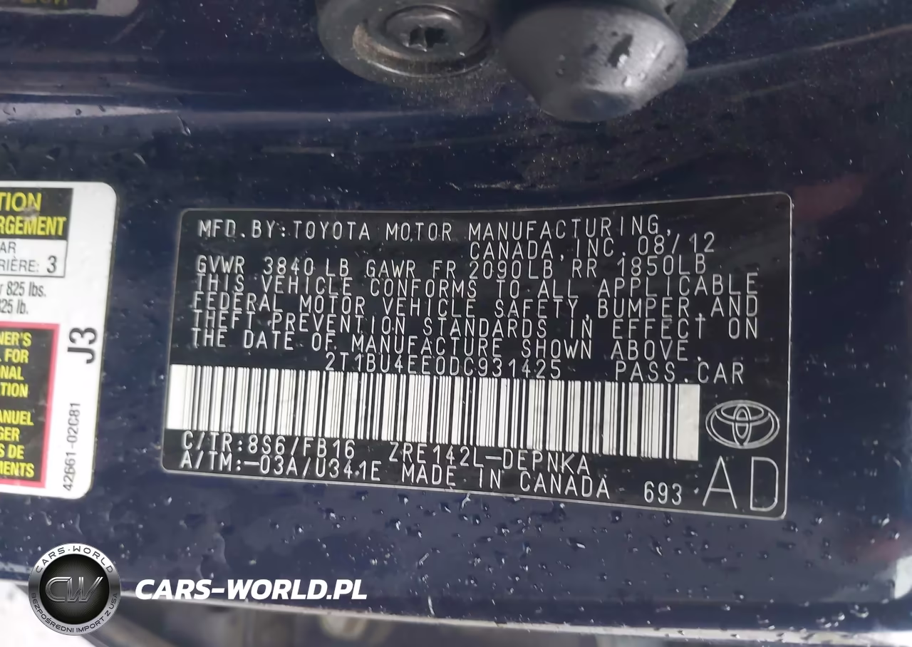 2013 Toyota Corolla Le VIN:2T1BU4EE0DC931425 - 9