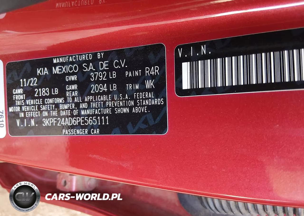 2023 Kia Forte Lxs VIN:3KPF24AD6PE565111 - 9