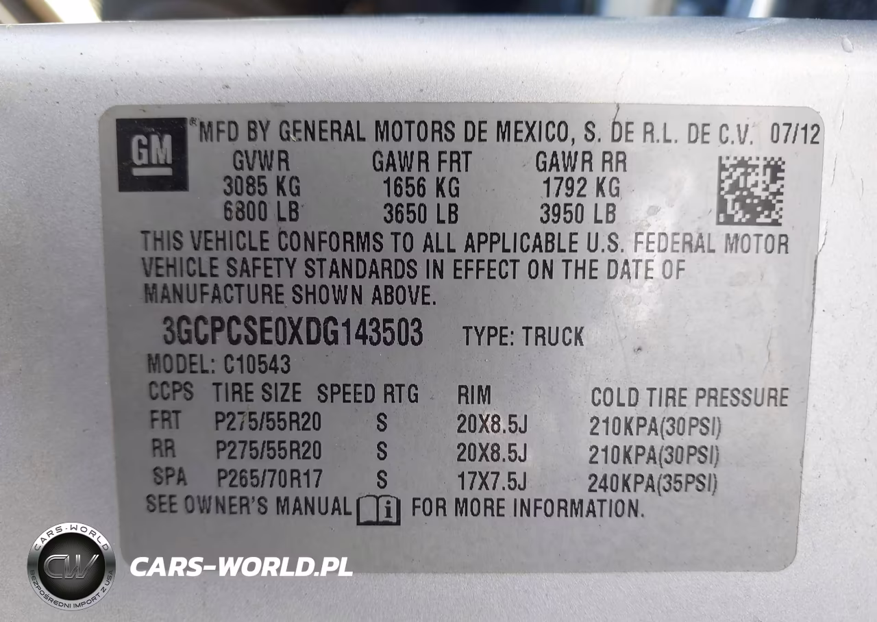 2013 Chevrolet Silverado 1500 Lt VIN:3GCPCSE0XDG143503 - 9
