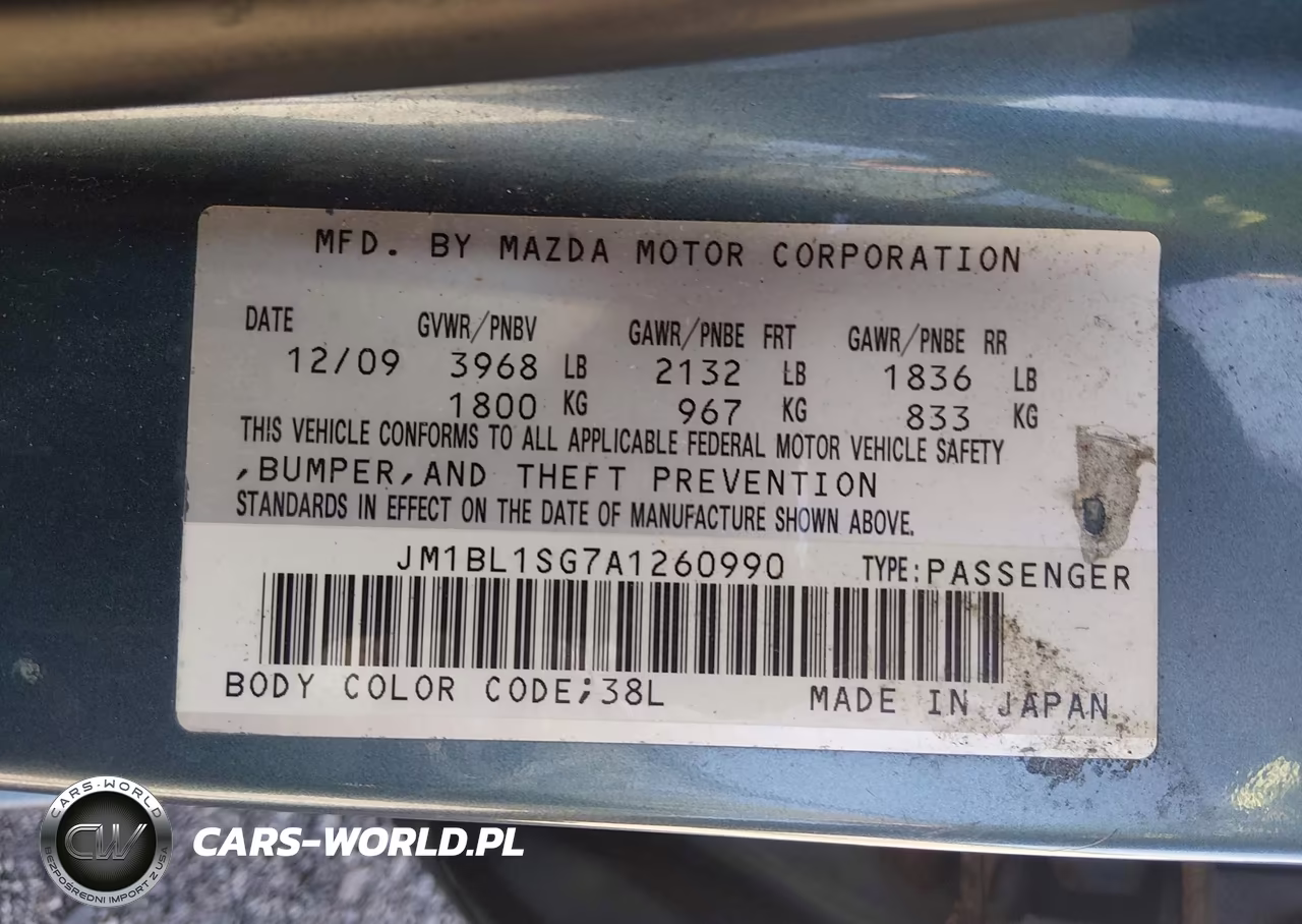 2010 Mazda Mazda3 I Touring VIN:JM1BL1SG7A1260990 - 9