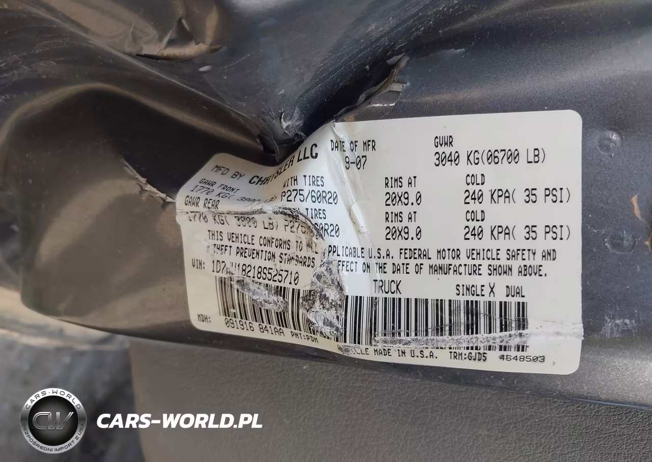 2008 Dodge Ram 1500 Laramie VIN:1D7HU18218S525710 - 9