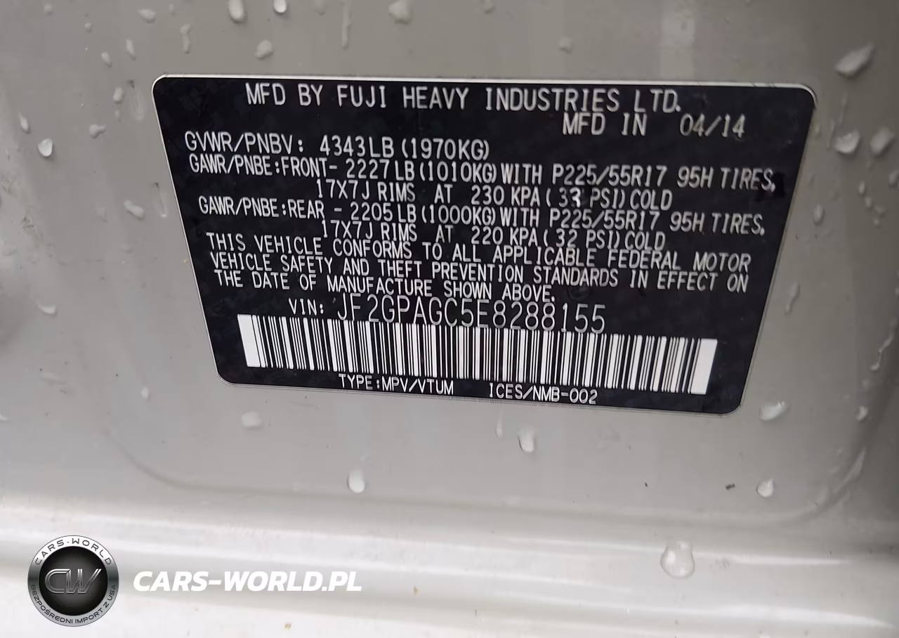 2014 Subaru Xv Crosstrek 2.0I Limited VIN:JF2GPAGC5E8288155 - 9