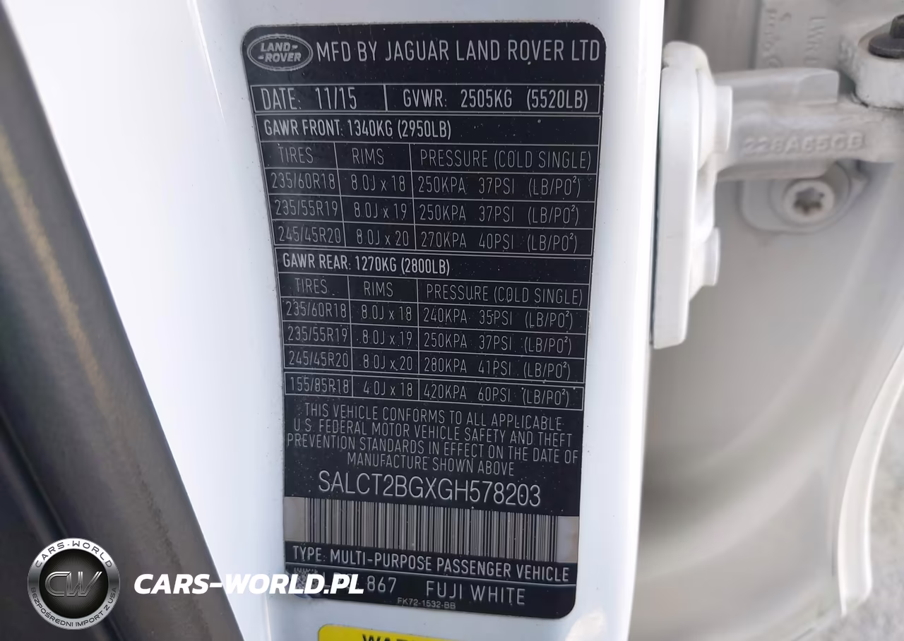 2016 Land Rover Discovery Sport Hse Lux VIN:SALCT2BGXGH578203 - 9