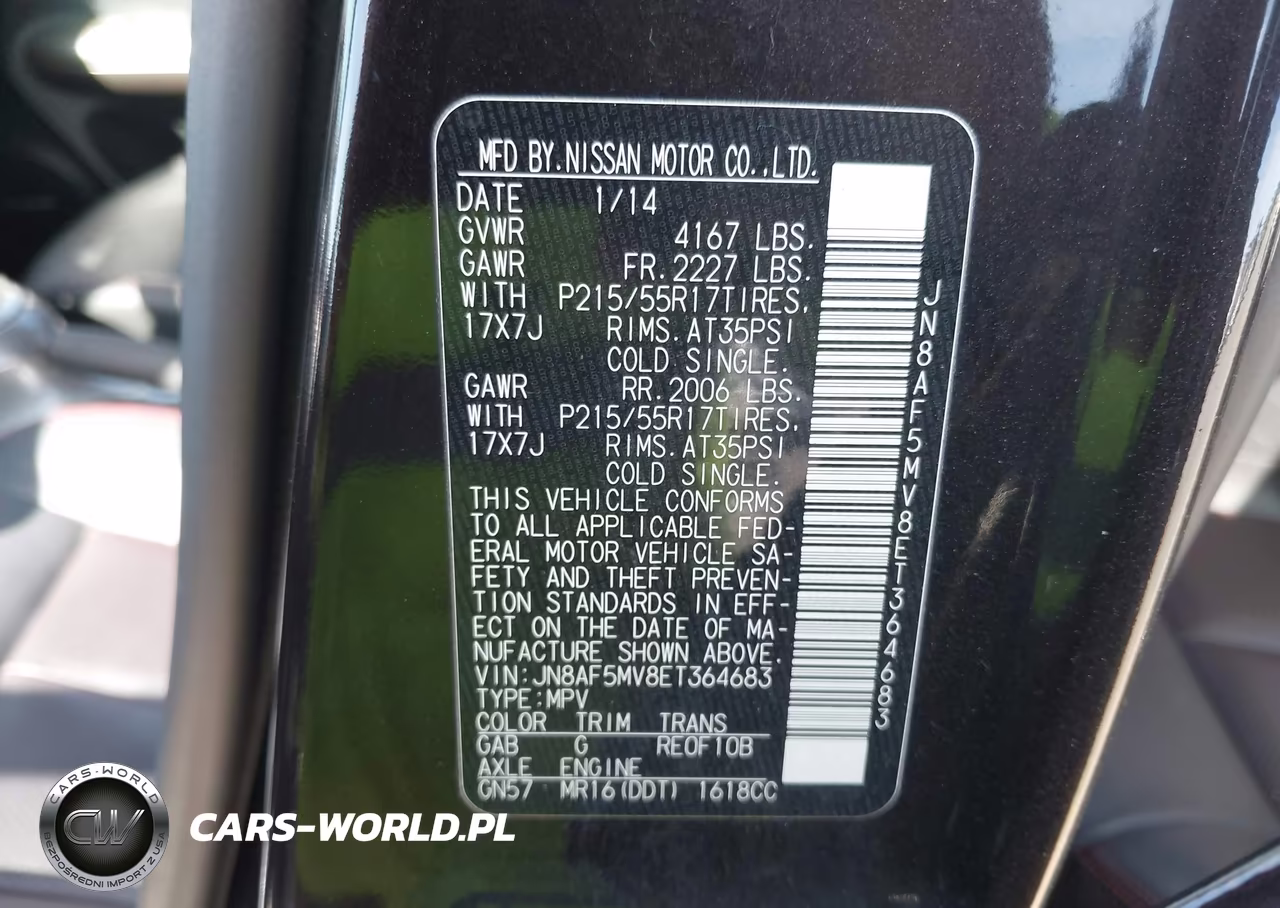 2014 Nissan Juke Sl VIN:JN8AF5MV8ET364683 - 9