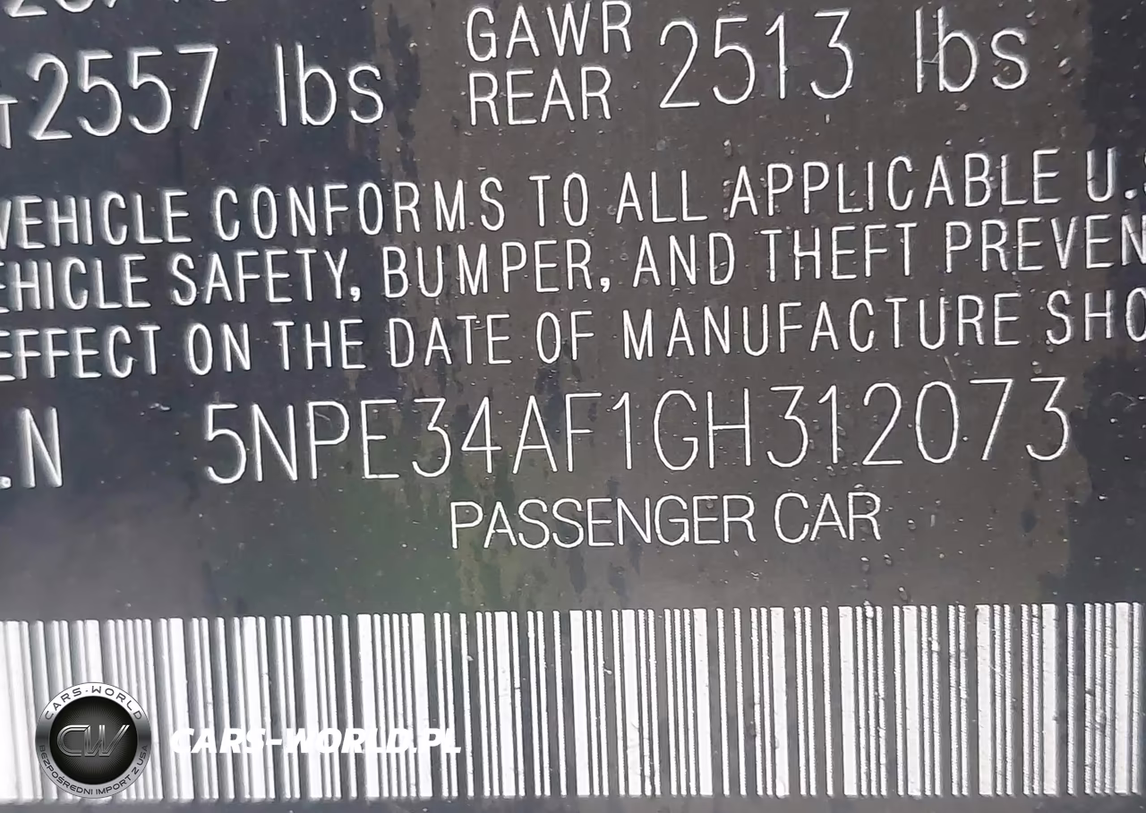 2016 Hyundai Sonata Sport VIN:5NPE34AF1GH312073 - 9