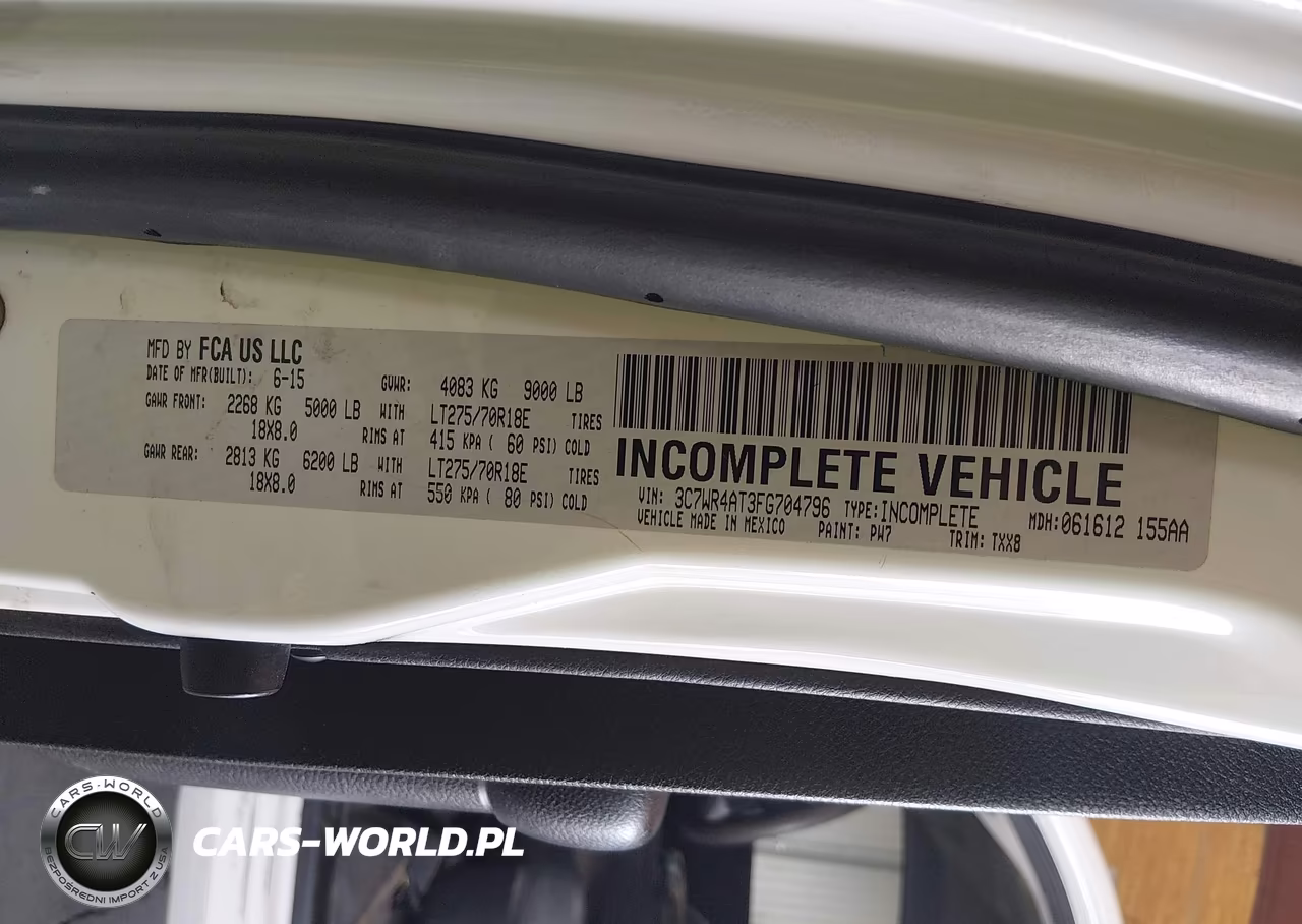 2015 Ram 2500 Tradesman VIN:3C7WR4AT3FG704796 - 9
