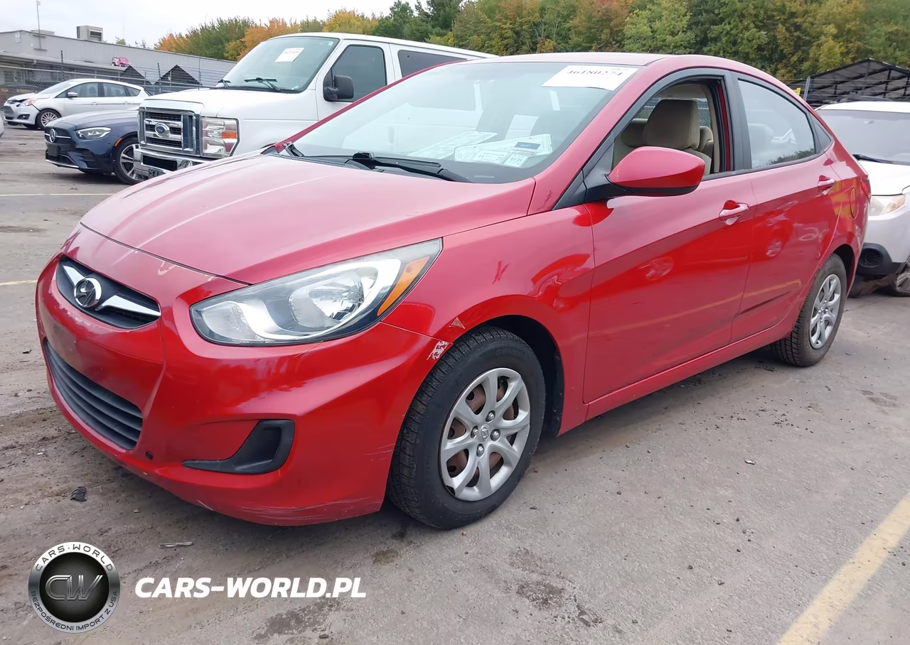2012 Hyundai Accent Gls VIN:KMHCT4AEXCU172521 - 2