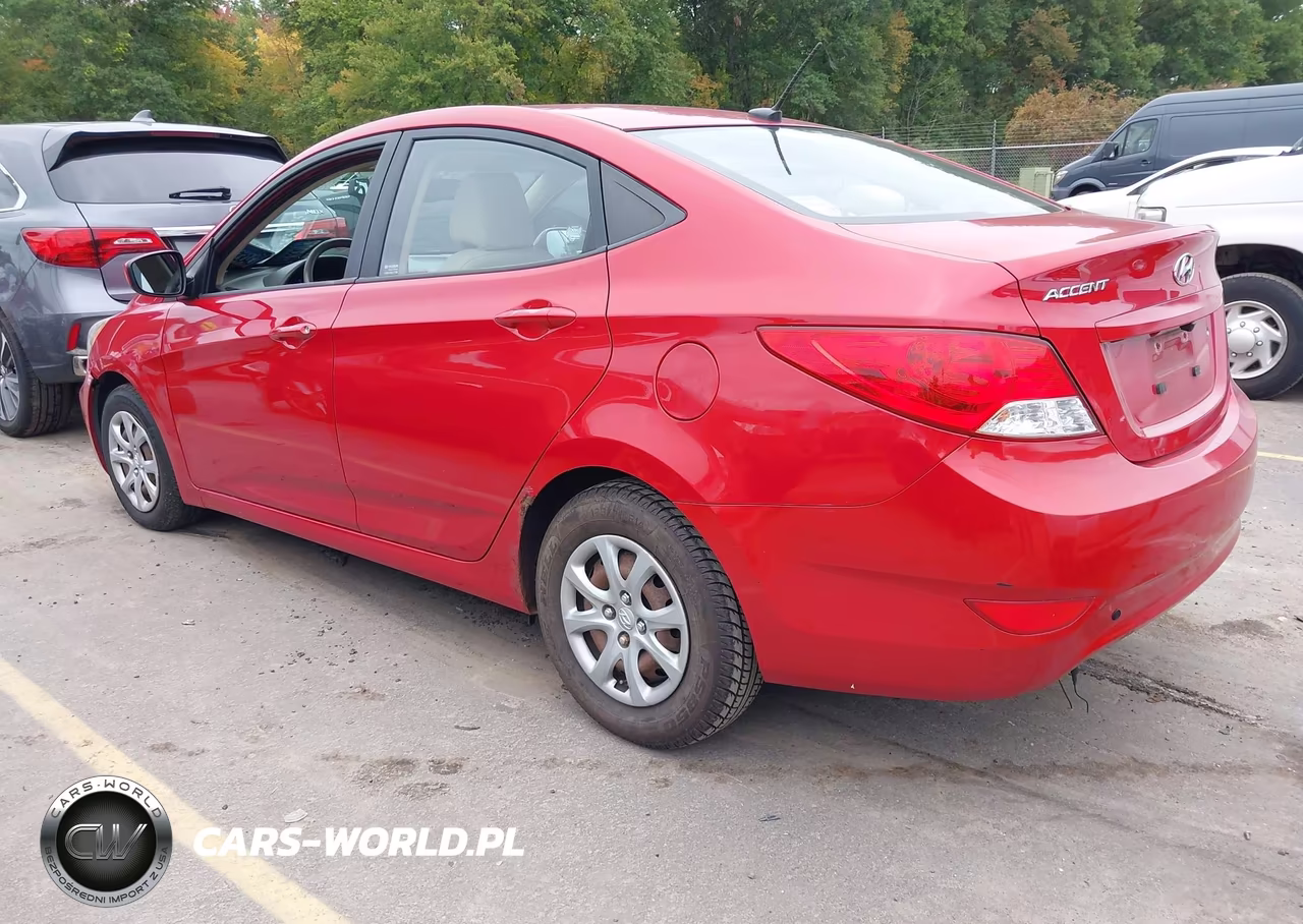 2012 Hyundai Accent Gls VIN:KMHCT4AEXCU172521 - 3