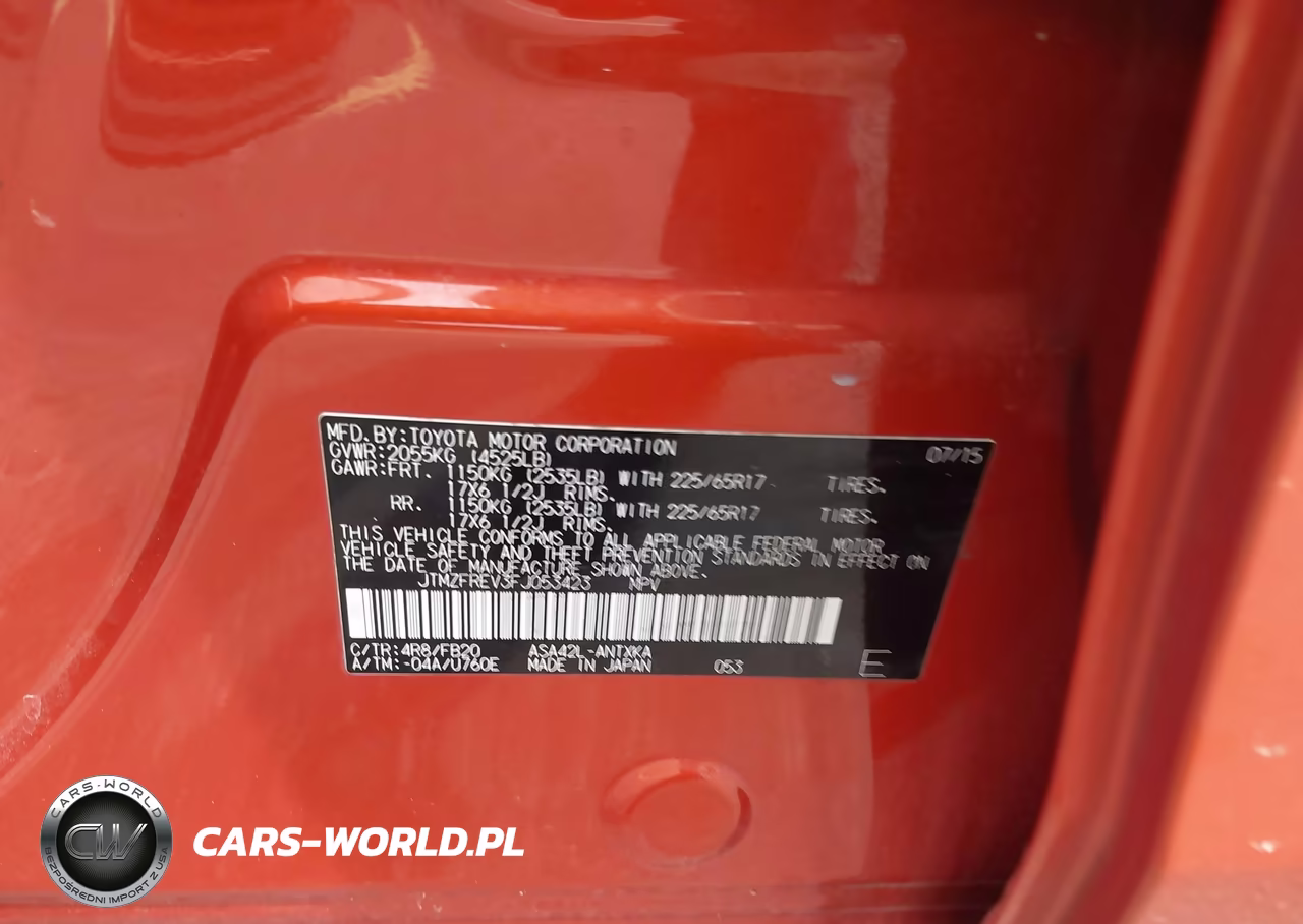 2015 Toyota Rav4 Le VIN:JTMZFREV3FJ053423 - 9