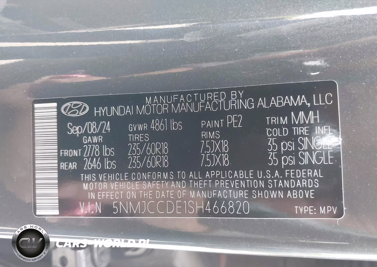 2025 Hyundai Tucson Sel Convenience VIN:5NMJCCDE1SH466820 - 9