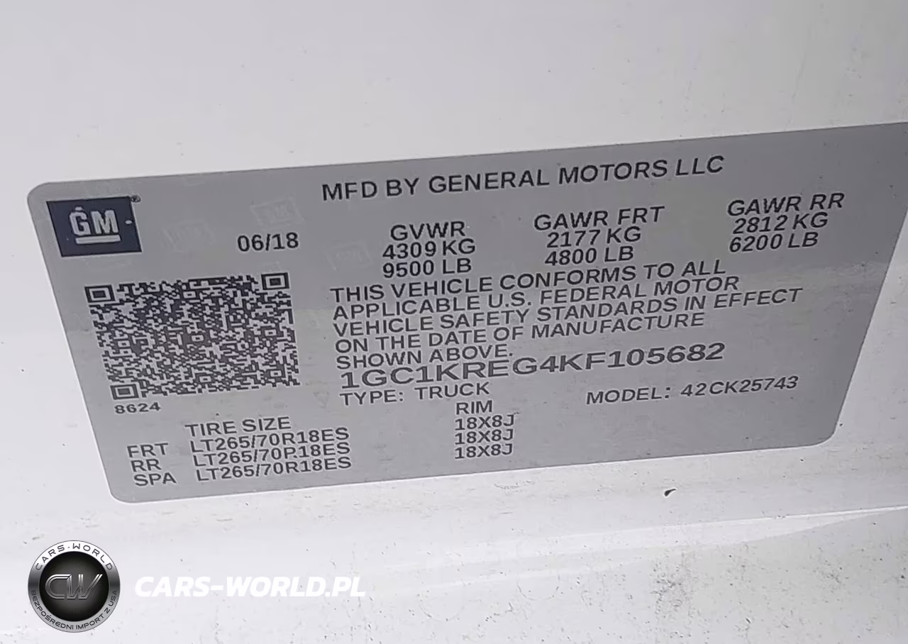 2019 Chevrolet Silverado 2500Hd Wt VIN:1GC1KREG4KF105682 - 9