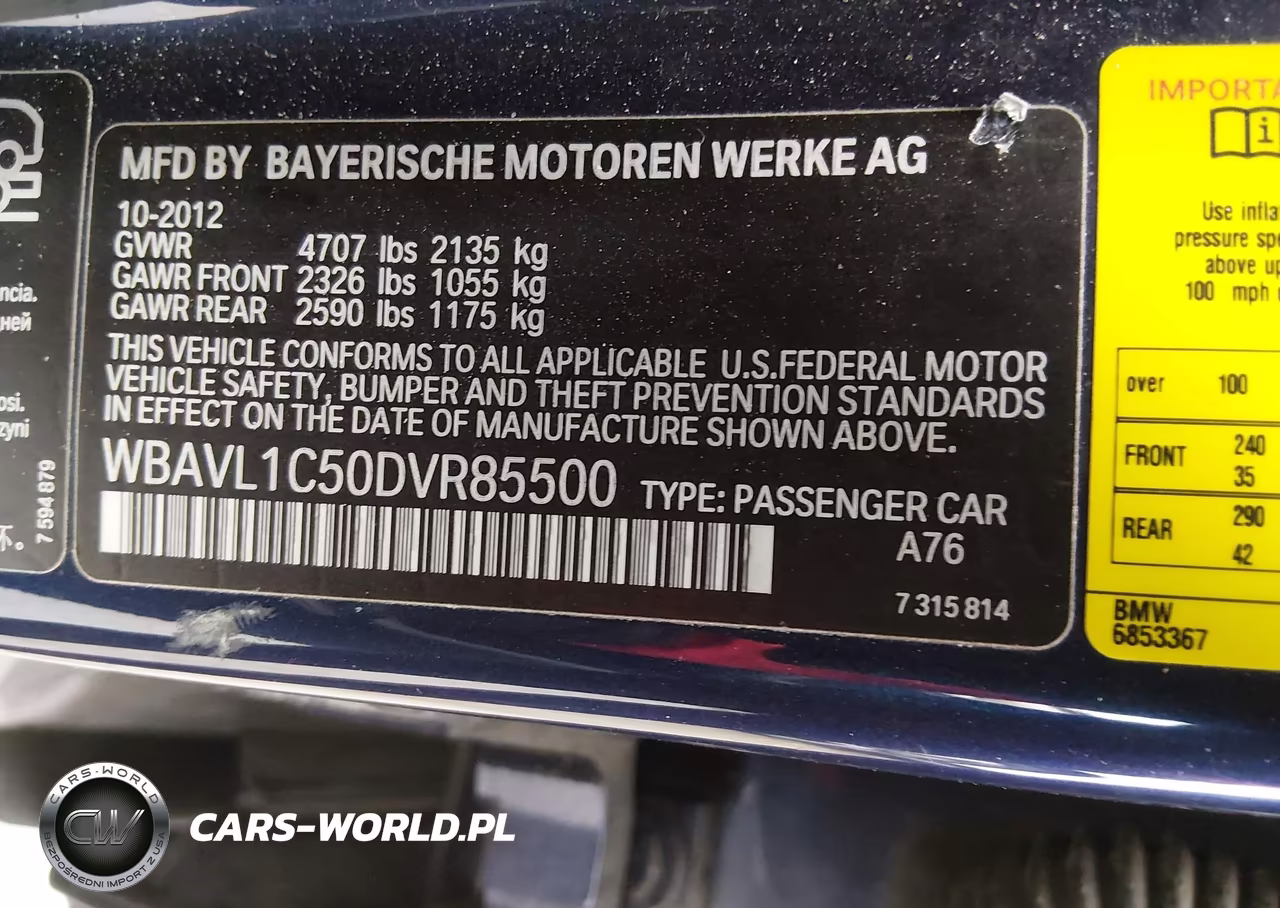 2013 BMW X1 xDrive28I VIN:WBAVL1C50DVR85500 - 9