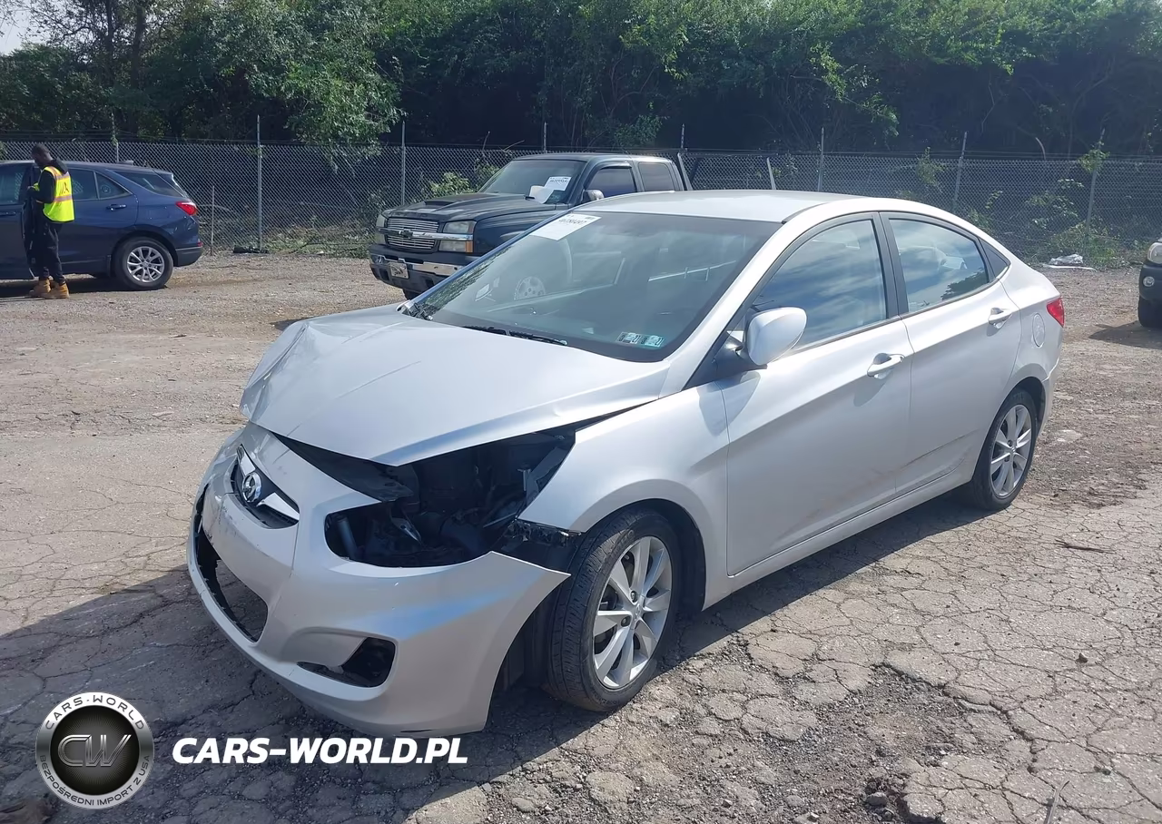 2014 Hyundai Accent Gls VIN:KMHCU4AE1EU588912 - 2