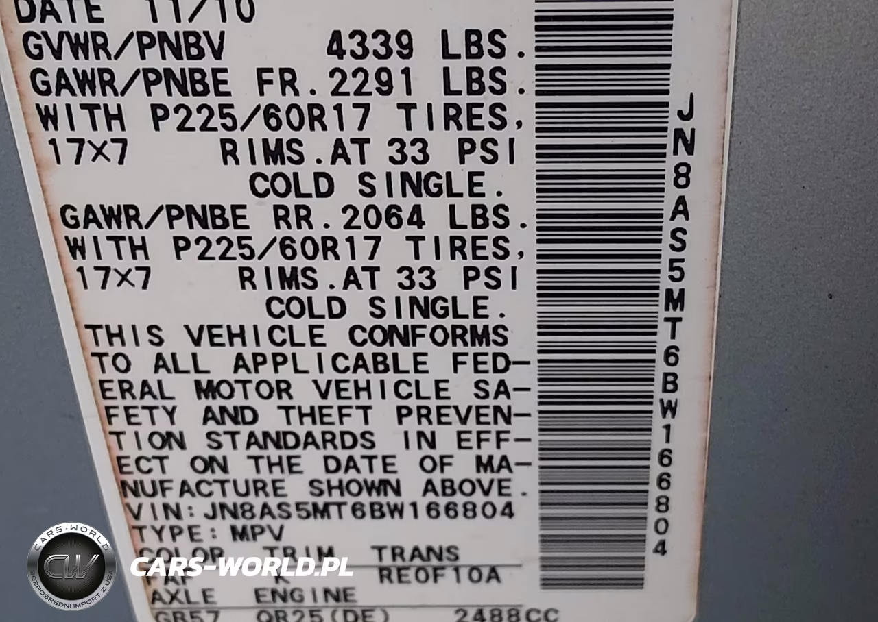 2011 Nissan Rogue Sv VIN:JN8AS5MT6BW166804 - 9