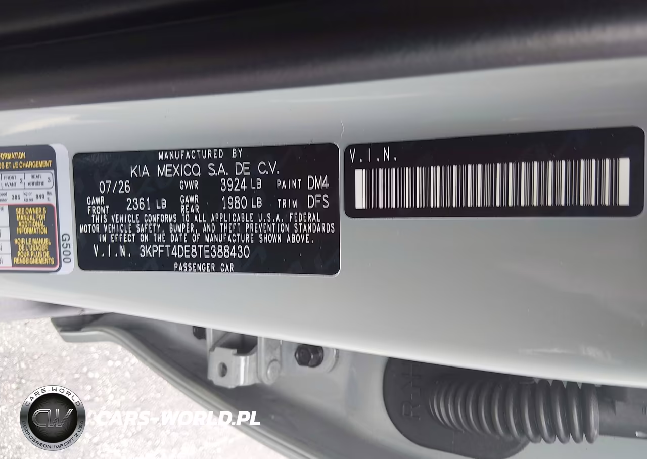 2026 Kia K4 Lxs VIN:3KPFT4DE8TE388430 - 9