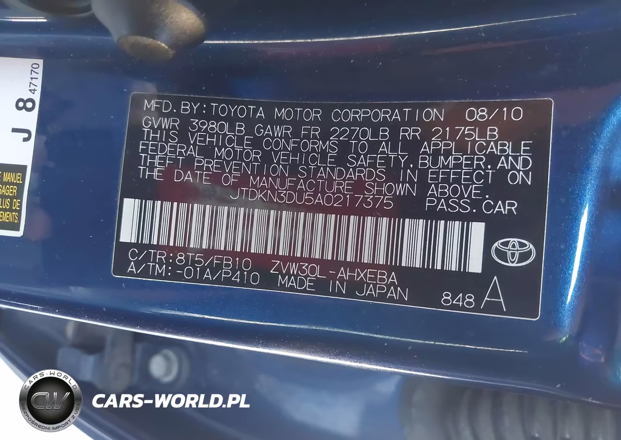2010 Toyota Prius Ii VIN:JTDKN3DU5A0217375 - 9