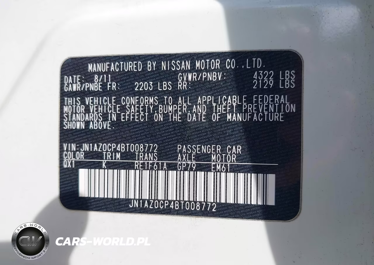 2011 Nissan Leaf Sl VIN:JN1AZ0CP4BT008772 - 9