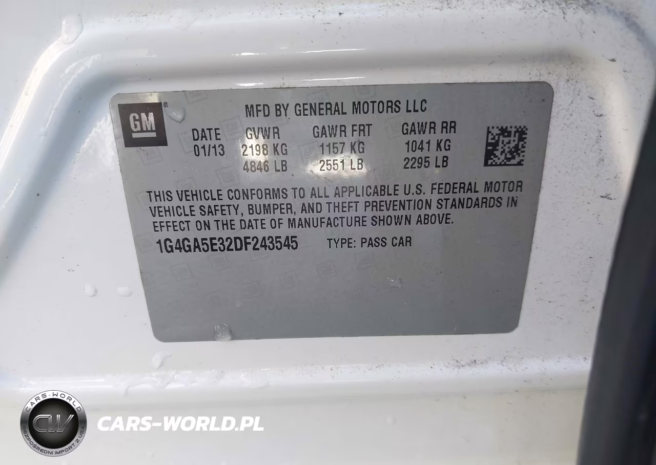 2013 Buick Lacrosse VIN:1G4GA5E32DF243545 - 9