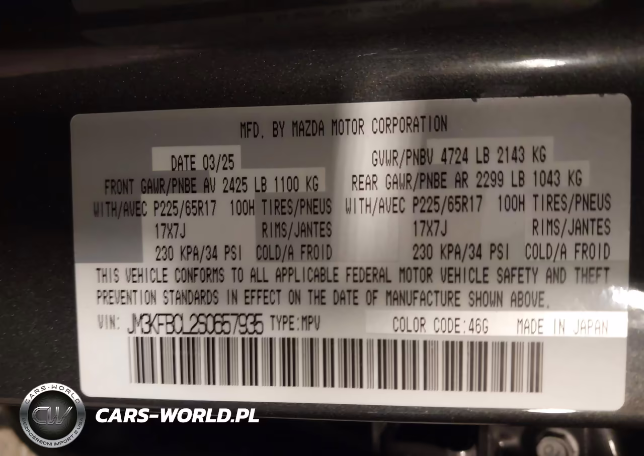 2025 Mazda Cx-5 2.5 S Preferred VIN:JM3KFBCL2S0657935 - 9