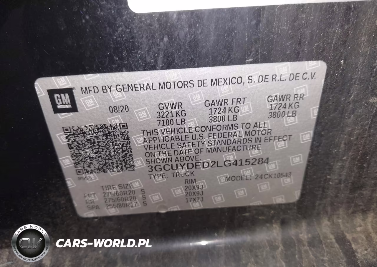 2020 Chevrolet Silverado 1500 VIN:3GCUYDED2LG415284 - 9