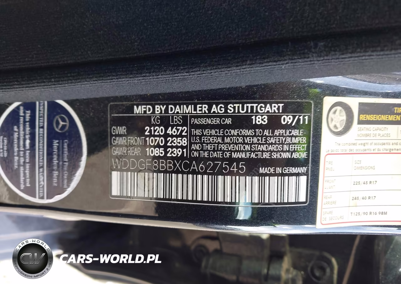 2012 Mercedes-Benz C 300 Sport 4Matic VIN:WDDGF8BBXCA627545 - 9
