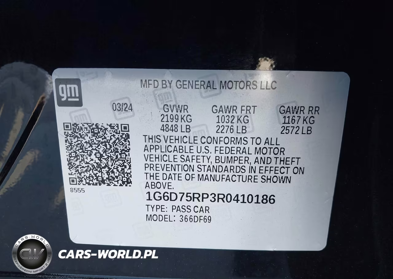 2024 Cadillac Ct4-V V-Series Blackwing VIN:1G6D75RP3R0410186 - 9