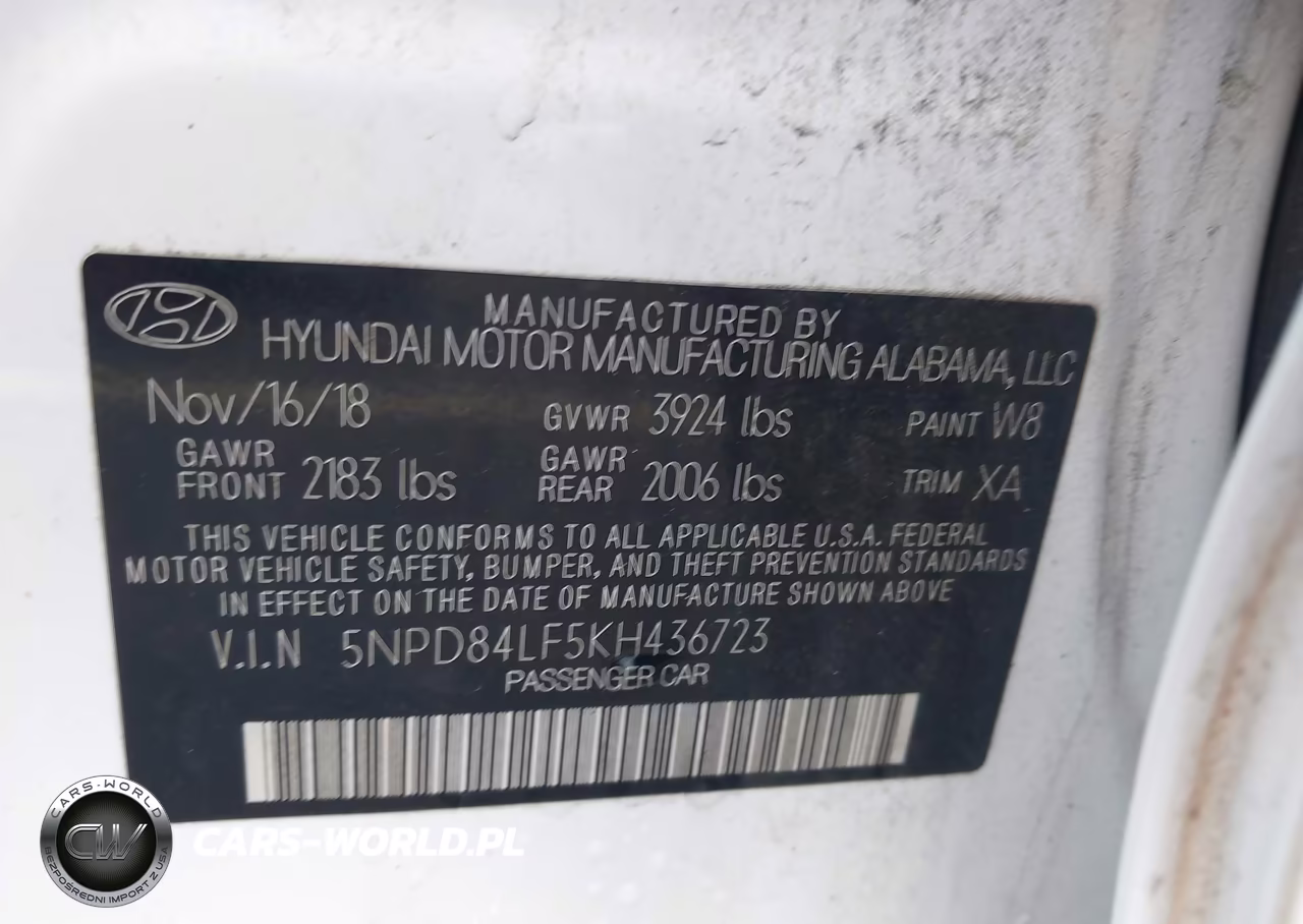 2019 Hyundai Elantra Sel VIN:5NPD84LF5KH436723 - 9