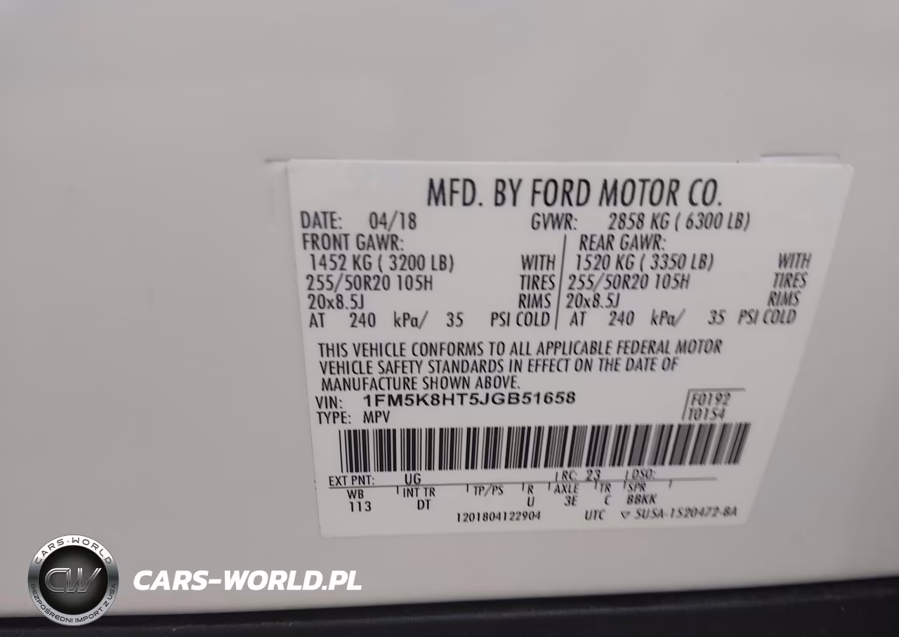 2018 Ford Explorer Platinum VIN:1FM5K8HT5JGB51658 - 9