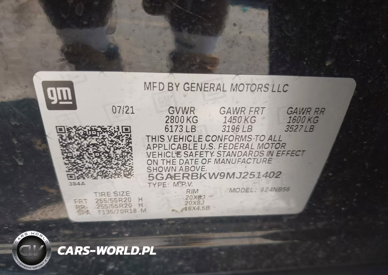 2021 Buick Enclave Fwd Essence VIN:5GAERBKW9MJ251402 - 9