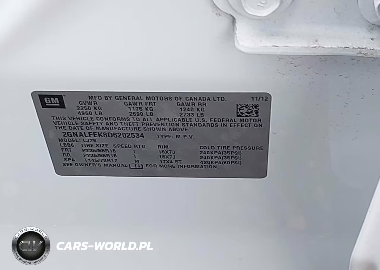 2013 Chevrolet Equinox Ltz VIN:2GNALFEK8D6202534 - 9