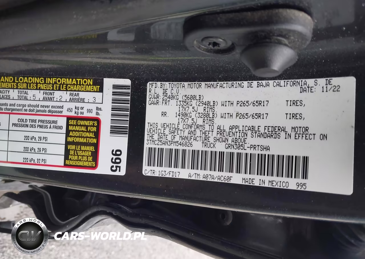 2023 Toyota Tacoma Trd Sport VIN:3TMCZ5AN3PM546826 - 17