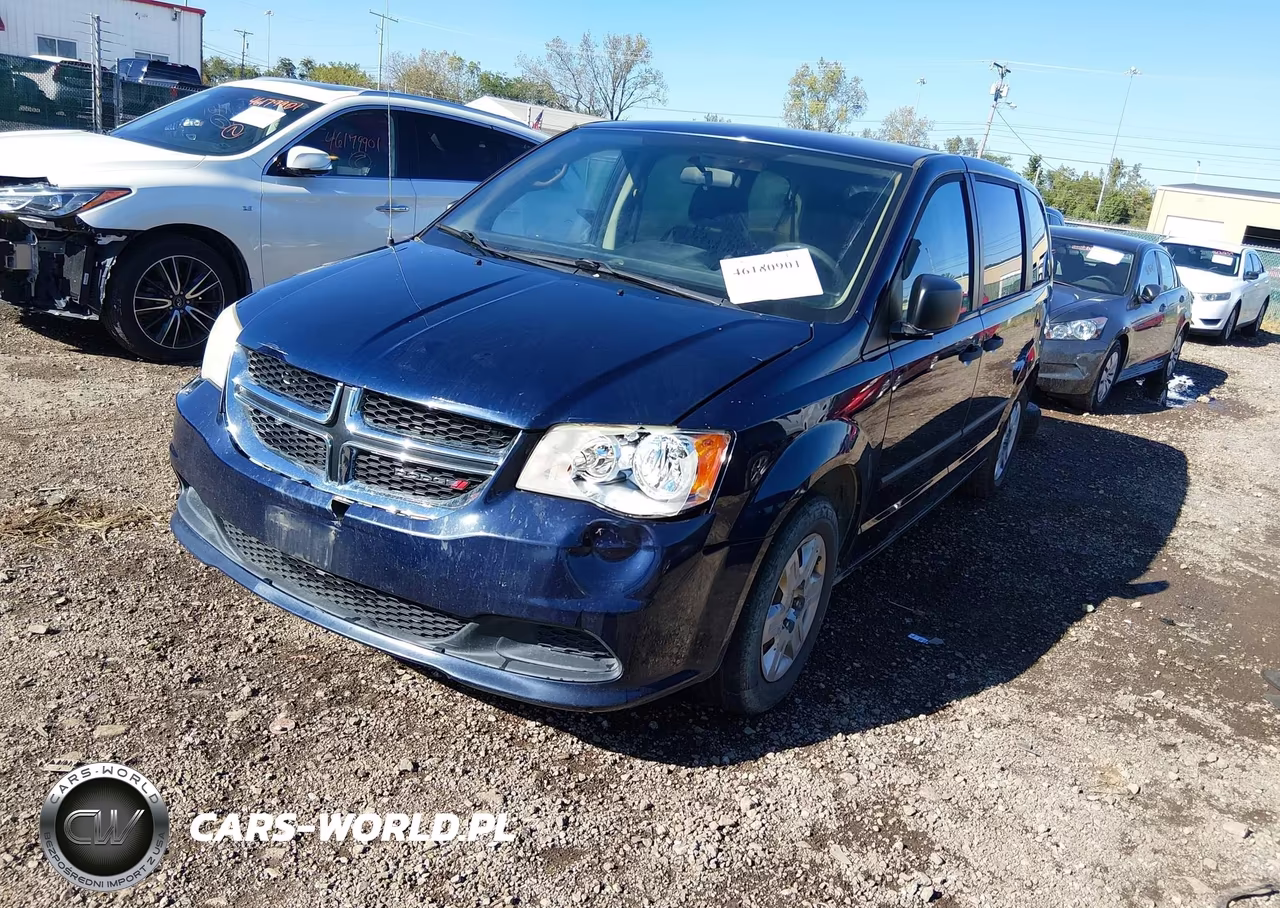 2013 Dodge Grand Caravan American Value Pkg VIN:2C4RDGBG1DR593295 - 2