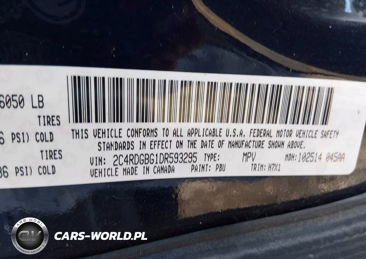 2013 Dodge Grand Caravan American Value Pkg VIN:2C4RDGBG1DR593295 - 9